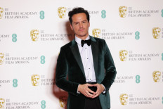 Irish actor Andrew Scott poses in the winners room at the BAFTA British Academy Film Awards at the Royal Albert Hall in London on February 2, 2020.