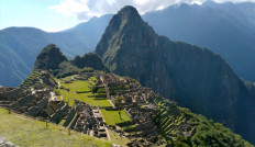 Picture taken on June 15, 2020 showing an empty Machu Picchu, the 15th century Inca citadel located at 2,430 meters in the Andes mountain range, 80 km from Cusco in southern Peru.