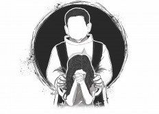 Stock illustration of sexual predation and abuse of power in Catholic institutions