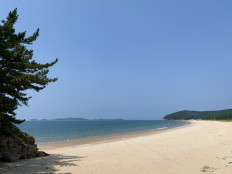 Wansando Beach in Taean, South Korea.