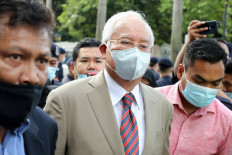 Former Malaysian Prime Minister Najib Razak arrives at Kuala Lumpur High Court in Kuala Lumpur, Malaysia July 28, 2020.