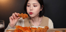 A screenshot is shown from a YouTube channel Eat With Boki video produced as a paid advertisement. 