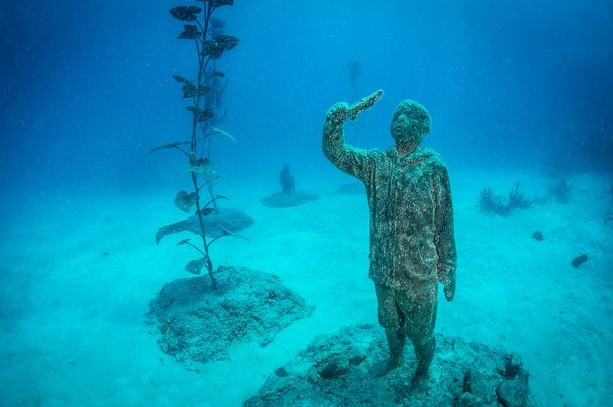 Australian Underwater Art Museum Opens At Great Barrier Reef Art Culture The Jakarta Post