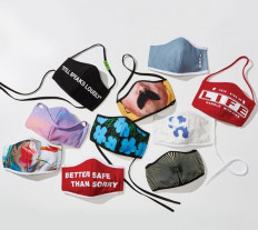 Virgil Abloh and Alex Israel design face masks for MOCA