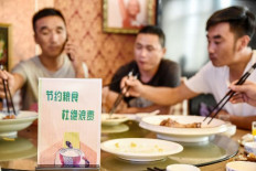 Chinese diners told to order less and cut food waste