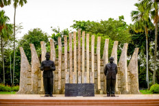 Tugu Proklamasi (Proclamation Monument) in Central Jakarta on March 6, 2017. 