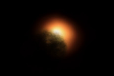 This handout image released by the NASA/ESA Hubble Space Telescope on August 13, 2020, suggests that the unexpected dimming of the supergiant star Betelgeuse was most likely caused by an immense amount of hot material that was ejected into space, forming a dust cloud that blocked starlight coming from the star’s surface. 