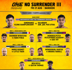ONE Surrender III bout banner