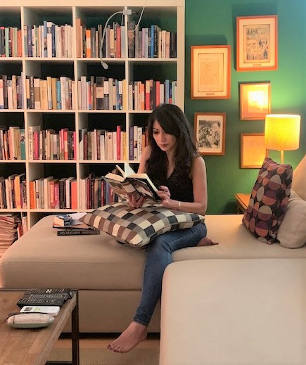 Reading room: Self-isolation has led to introspective moments for author Laksmi Pamuntjak.