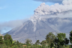 Mt. Sinabung erupts again, spews 2,000-meter-high volcanic ash clouds