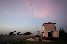 Rafael Viguera, 55, rests outside his shack amid concerns about the spread of the coronavirus disease (COVID-19), in Havana, Cuba, on August 18, 2020. 