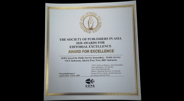 'The Jakarta Post' wins 2020 SOPA Award