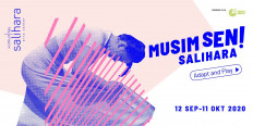 Poster of online festival 'Musim Seni Salihara'.