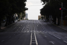 A view of an avenue during an overnight curfew amid concerns about the spread of the coronavirus disease (COVID-19), in Havana, Cuba, on September 1, 2020. 