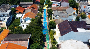 3D art adds some cheer amid virus gloom in Indonesia