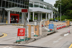 Hong Kong Sports Institute is seen under lockdown following the coronavirus disease (COVID-19) outbreak in Hong Kong, China, September 11, 2020. 