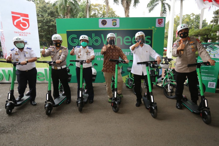 Eco-friendly solution: The newly relaunched GrabWheels utilizes eco-friendly electric scooters as an end-to-end transportation solution.