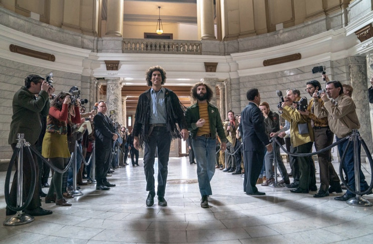 A still from 'The Trial of the Chicago 7.' (Netflix/File).
Usage: 0