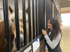 Oregon equestrian center becomes refuge for animals fleeing US fires