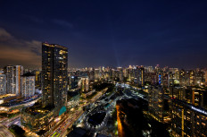 View from Skyline @ Orchard Boulevard penthouse.