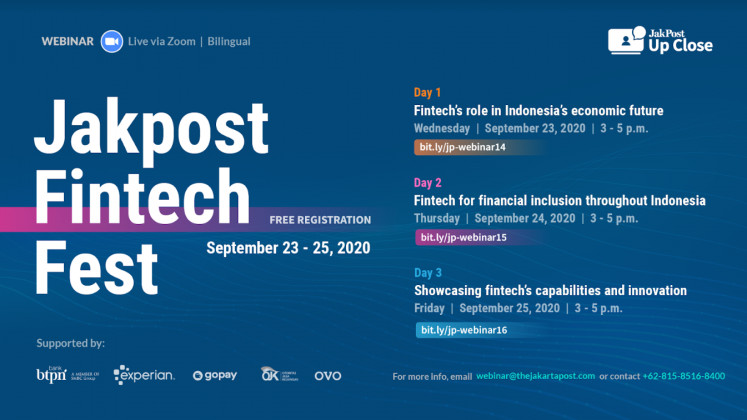 Jakpost Fintech Fest Inforial The Jakarta Post
