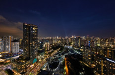 View from Skyline @ Orchard Boulevard penthouse. Photo courtesy of: Far East Organization.