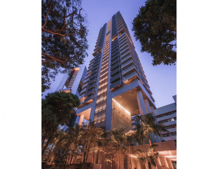 Skyline @ Orchard Boulevard, a masterpiece by world-famous architect Fumihiko Maki. Photo courtesy: Far East Organization.