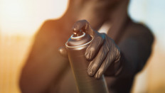 An illustration of vandalism. 