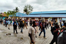 Three people shot during a protest over civil servant test results in Papua