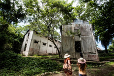 Tourists visit the former prison at Isla San Lucas in Puntarenas province, Costa Rica, on September 26, 2020. 