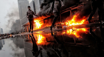 Clashes erupt across country in protest of Job Creation Law