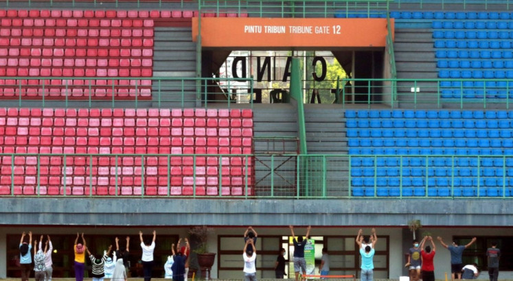 Bekasi stadium turned into COVID-19 isolation center