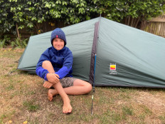 British boy slept for months in garden tent to raise money for hospice