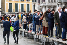 Flood defences save Venice from second high tide