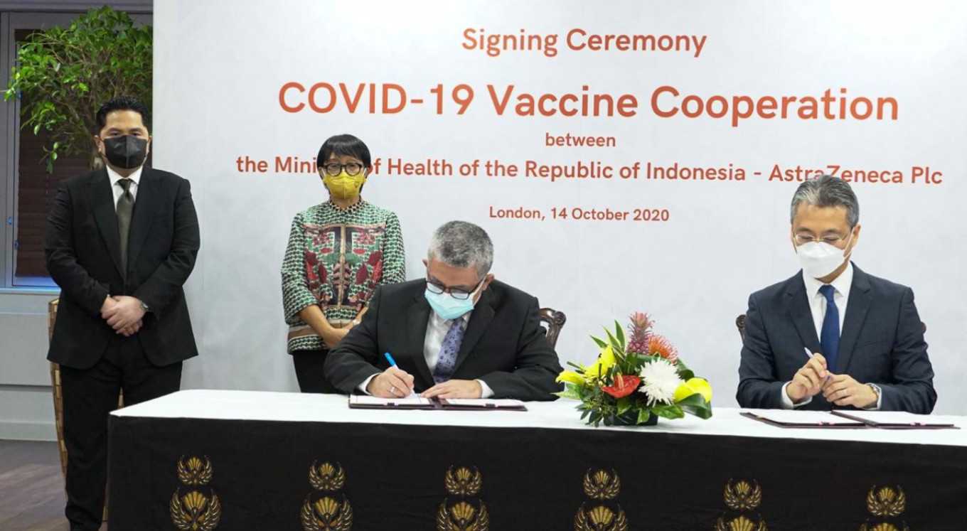 Indonesia to procure 100m doses of candidate vaccine from AstraZeneca