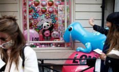 Fun for fun's sake: Artist seeks to lift gloom with London installation