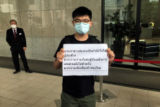 Hong Kong activists rally in support of Thai protesters