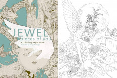 'Jewel Pieces of You – a Coloring Experience' is a coloring book illustrated by Indonesian artist Atreyu Moniaga. 