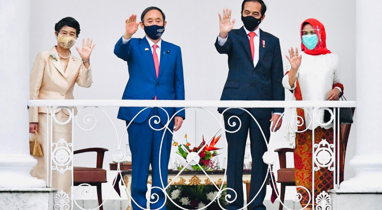 Japanese PM Suga visits Indonesia