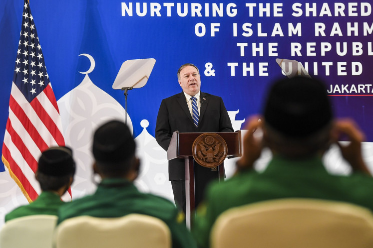 Pompeo Calls On Indonesian Muslims To Oppose China S Uighur Issue World The Jakarta Post
