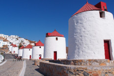 Greece and German auto giant Volkswagen teamed up Wednesday to help the Aegean island of Astypalea junk polluting cars in favor of electric vehicles to boost sustainable tourism.