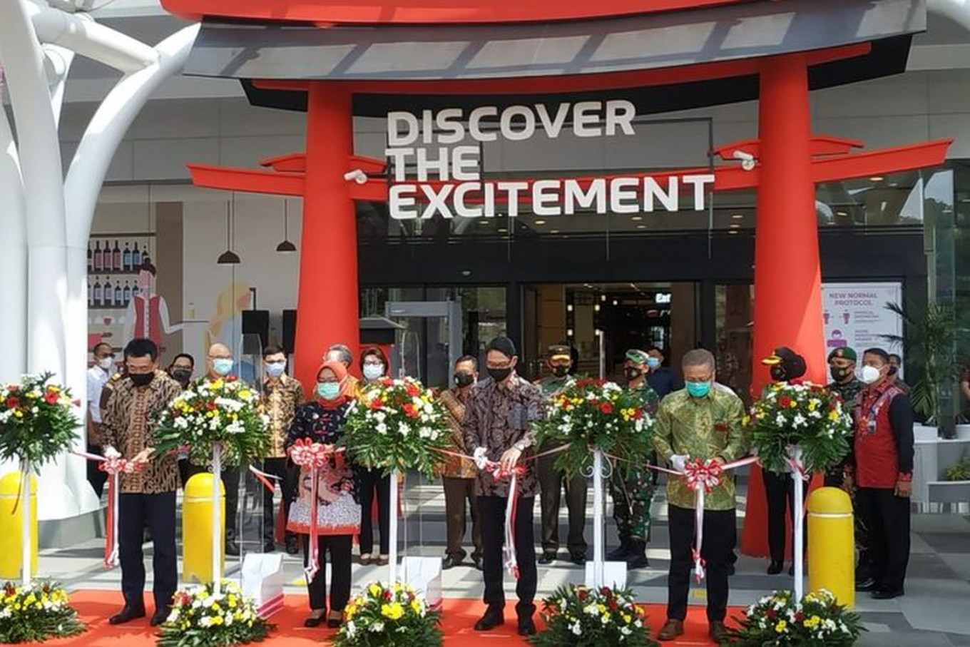 AEON Mall in Sentul City, Bogor regency, West Java, officially opens for guests on Wednesday.