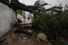 Major floods in Manila as typhoon batters Philippines 