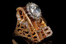 Elvis ring, Woodstock tapes grab spotlight at Hollywood auction