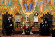 As Pompeo visits ex-Soviet Georgia, thousands protest over election results