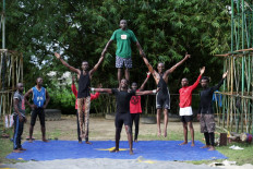 Glory days gone, Gabon's only circus fights for survival