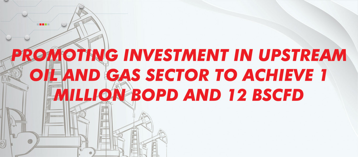 Promoting investment in upstream oil & gas sector to achieve 1 million bopd and 12 bscfd