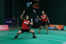 Isyana Syahira Meida (left) and Bernadine Anindya Wardana (right) will participate in three different categories at the upcoming 2020 PB Djarum League, namely the women’s singles, woman’s doubles and mixed doubles. The league is to be organized from Dec. 7 to 13 at Djarum Jati Sport Center in Kudus, Central Java.