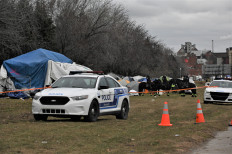 Police take down Montreal pandemic homeless camp 