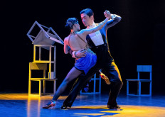 Best step forward: Ballroom dancer Denny Howman is performing “The Crisis” in the Jakarta Dance Extravaganza program of the Jakarta Arts Council’s 2020 Jakarta Dance Meet-Up (JDMU), to be held entirely online this year. “The Crisis” is one of six separate pieces that together form Kembaran Jiwa (Twin Flames), a love story told through movement.